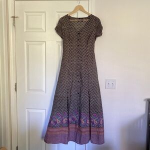 Fire Los Angeles Bohemian maxi dress.